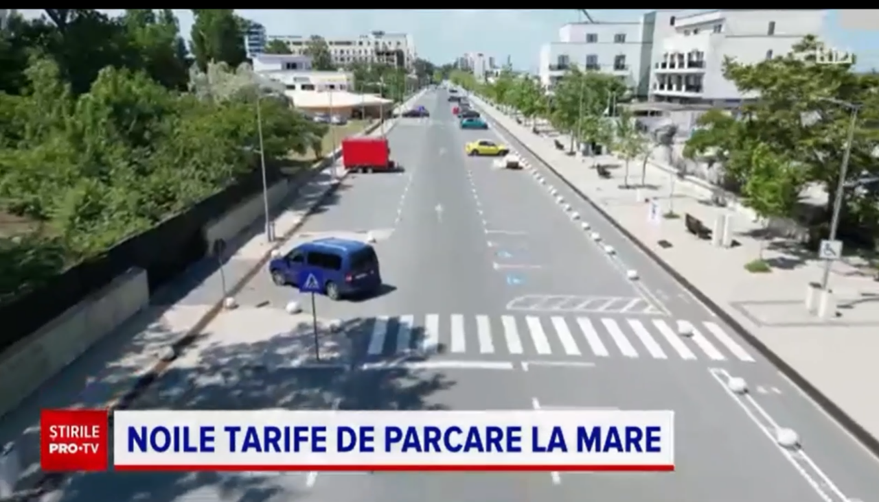 Noile tarife de parcare la mare. Prețurile au crescut la 4 lei pe oră