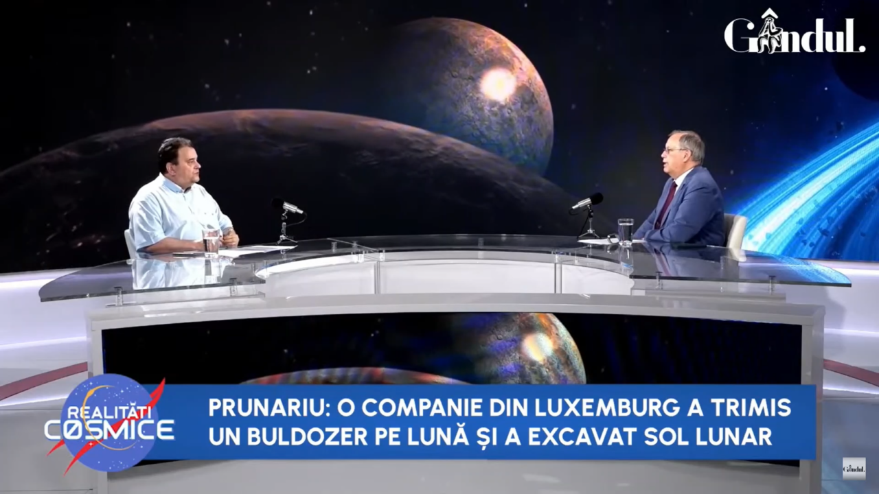 Dumitru Prunariu: „Luxemburg a trimis un buldozer pe Lună și a excavat SOL LUNAR”