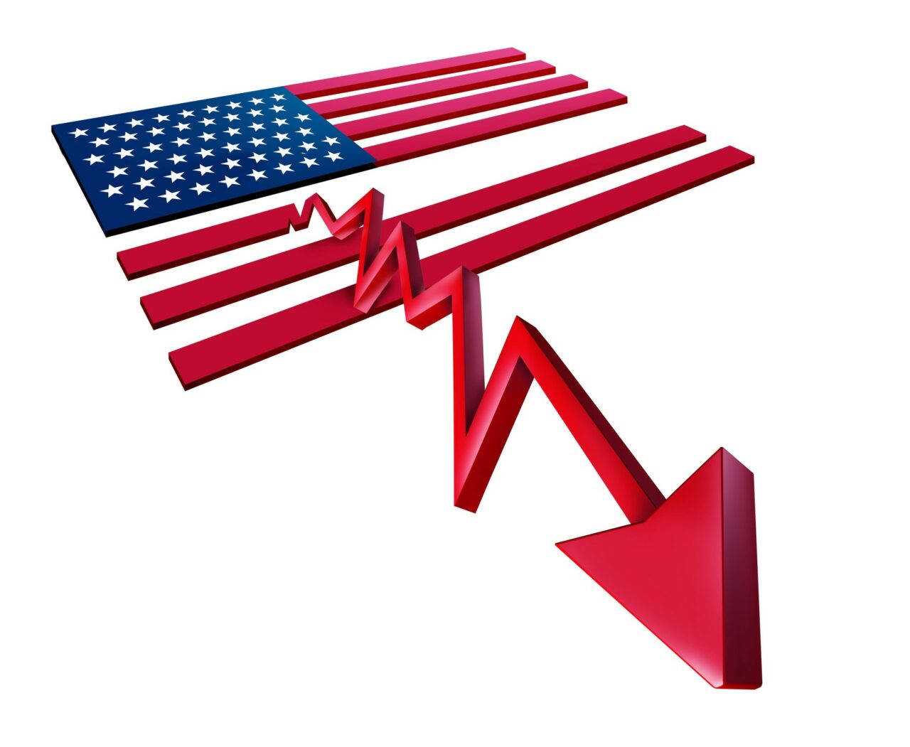 Economia SUA înregistrează o SCĂDERE de 0,5%, ceea ce generează presiuni suplimentare asupra președintelui Trump