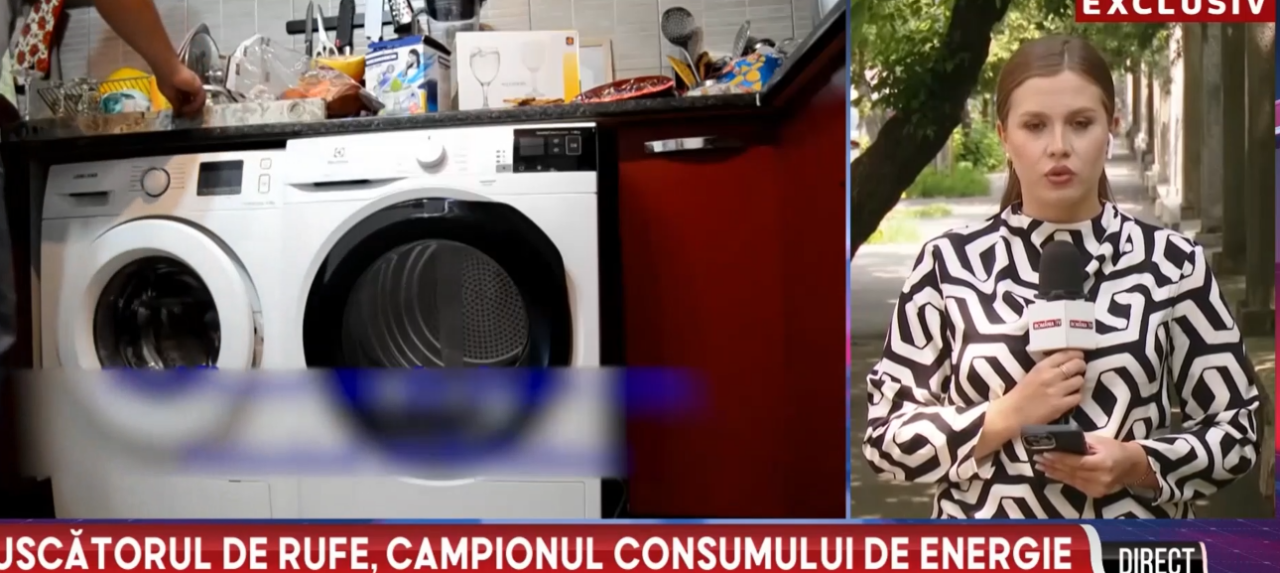 Uscătorul de rufe, campion la consumul de energie. Cât consumă, de fapt, un astfel de aparat electrocasnic