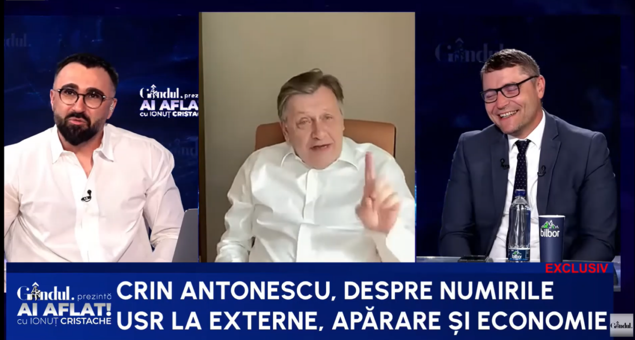 Crin Antonescu, IRONIC cu privire la faptul că Dominic Fritz nu are cetățenie română: „Am învățat să mă mulțumesc cu puțin”