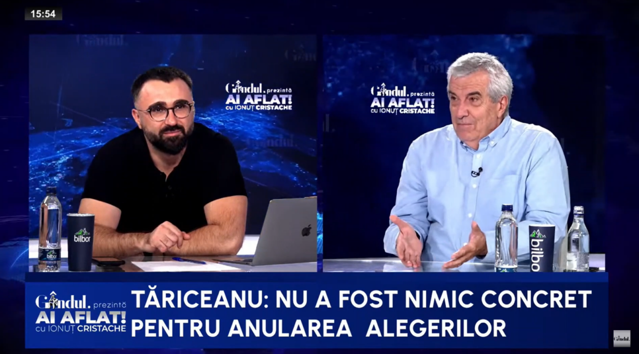 Călin Popescu Tăriceanu:”Sistemul l-a validat, SISTEMUL ni l-a propus”