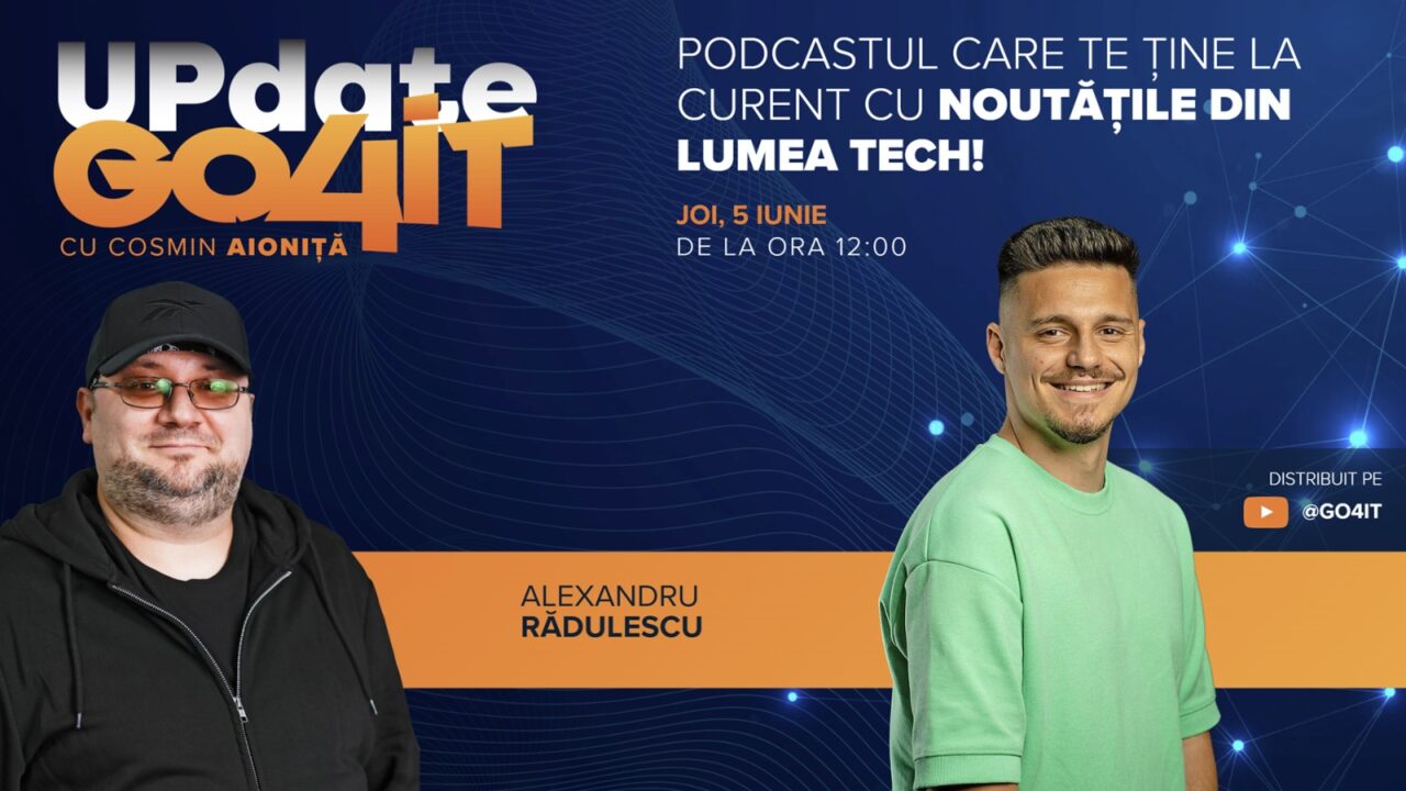 „Update Go4it” #22. Alexandru „Andu” Rădulescu aduce insighturi din eSuperliga și din culisele contentului digital