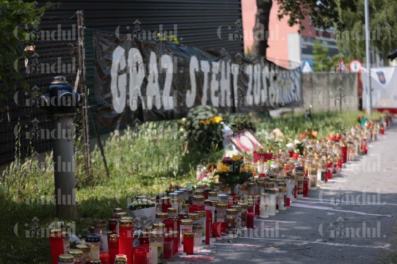 Corespondență specială din Graz | IMAGINI EXCLUSIVE de la locul tragediei care a îndoliat Austria și România
