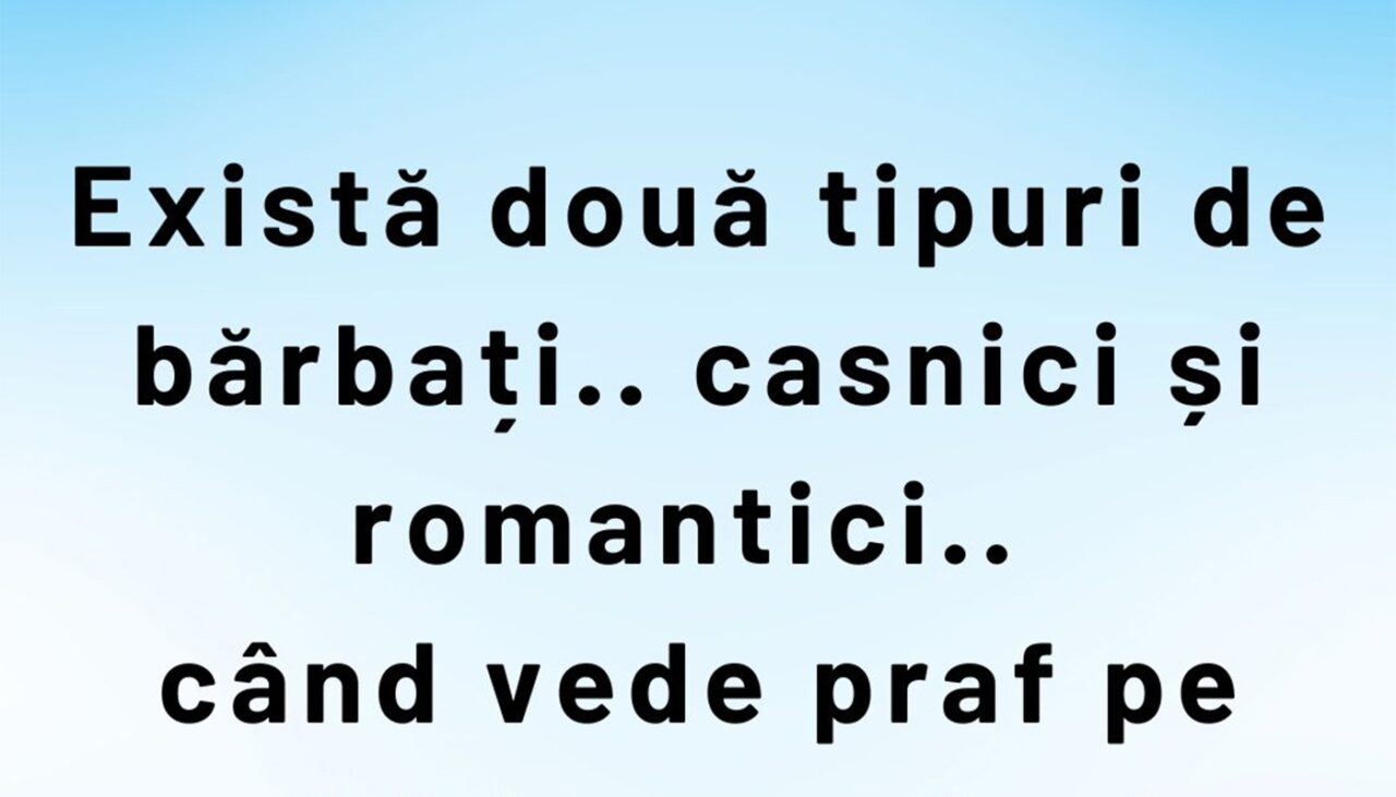 BANCUL ZILEI | Casnici VS romantici