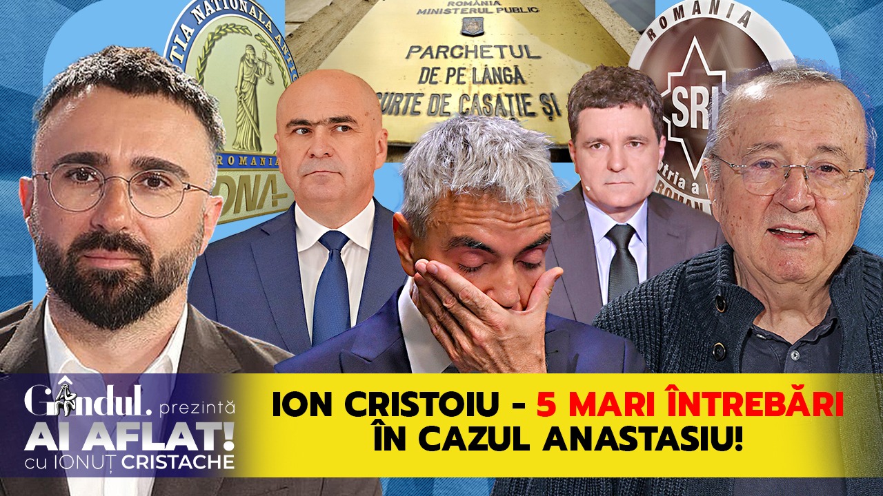 Ion Cristoiu – Au știut Nicușor și Bolojan de trecutul lui Anastasiu? | Ai Aflat? Cu Ionuț Cristache