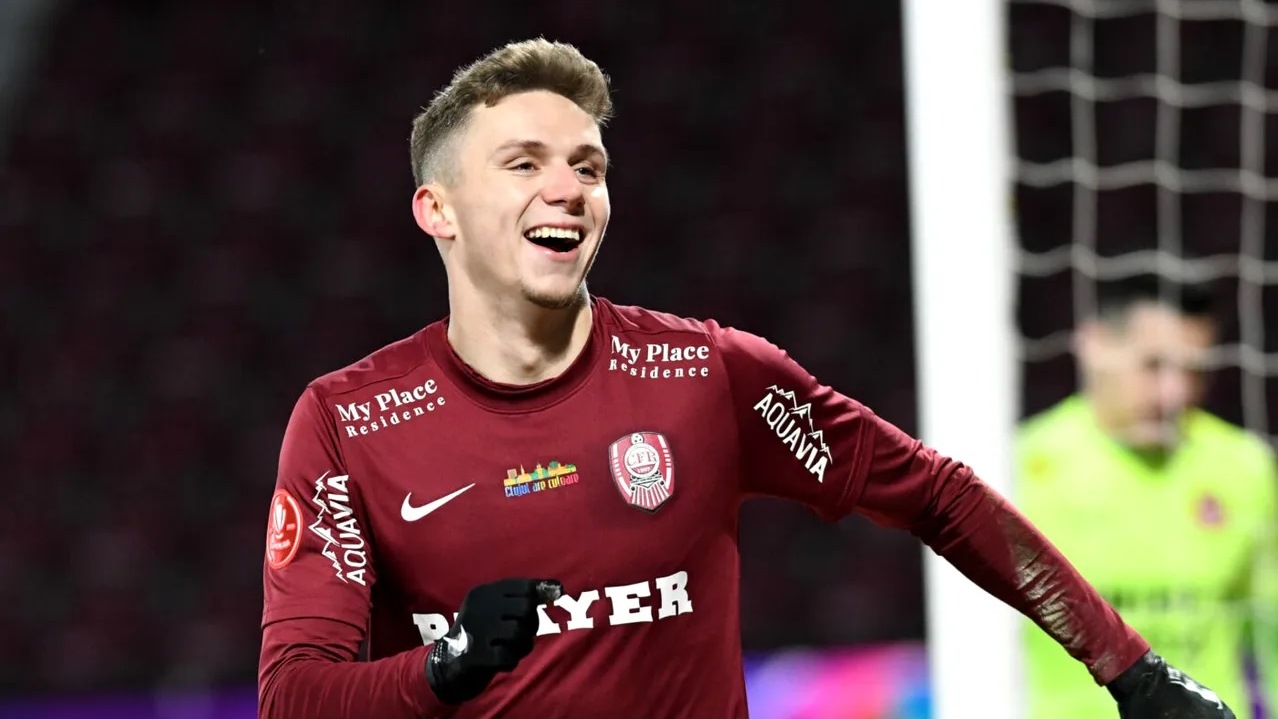 Ofertă de 15 milioane de euro pentru Louis Munteanu! Unde ar putea ajunge atacantul lui CFR Cluj