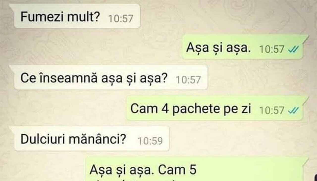 Bancul de marți | „Așa și așa”