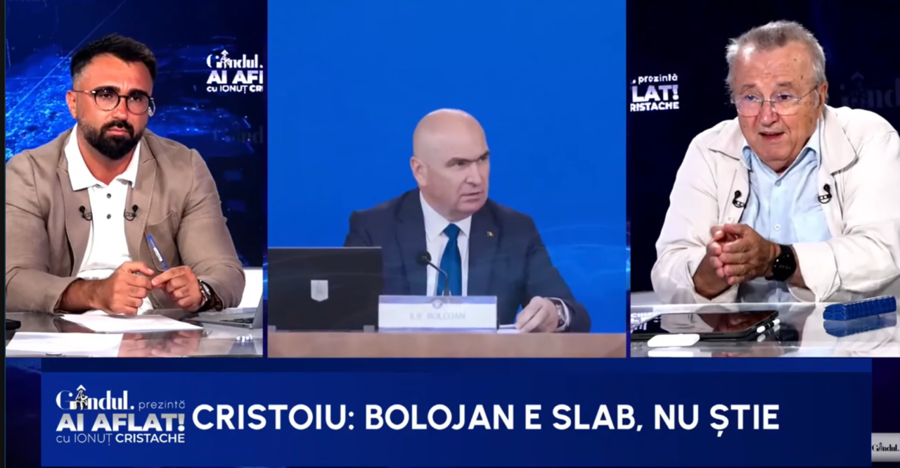 Ion Cristoiu: De ce tace Bolojan? Pentru că e prost om politic. E slab, nu știe