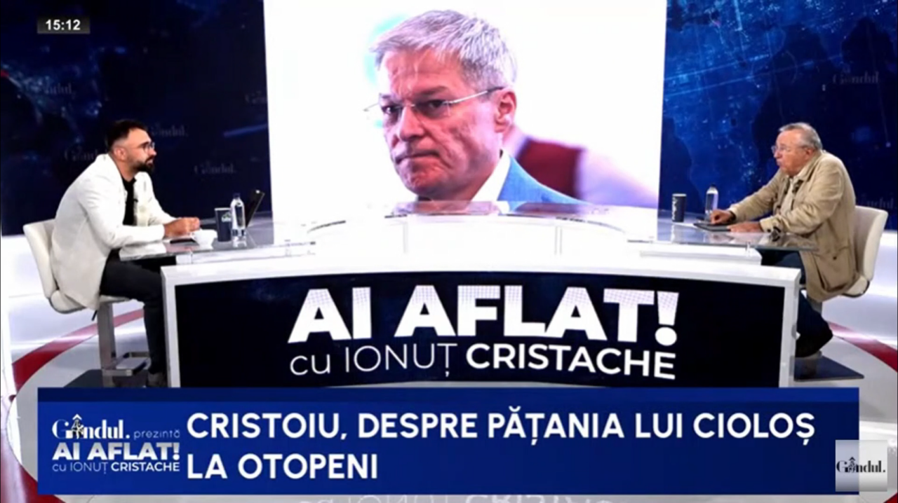 Ion Cristoiu: „El s-a prezentat că e Dacian Cioloș, iar polițistul s-a dus și l-a AMENDAT pe taximetrist”