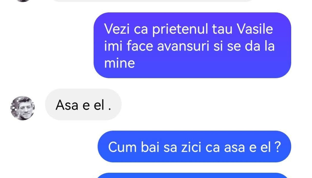 BANCUL ZILEI | „Vezi că prietenul tău, Vasile, îmi face avansuri”