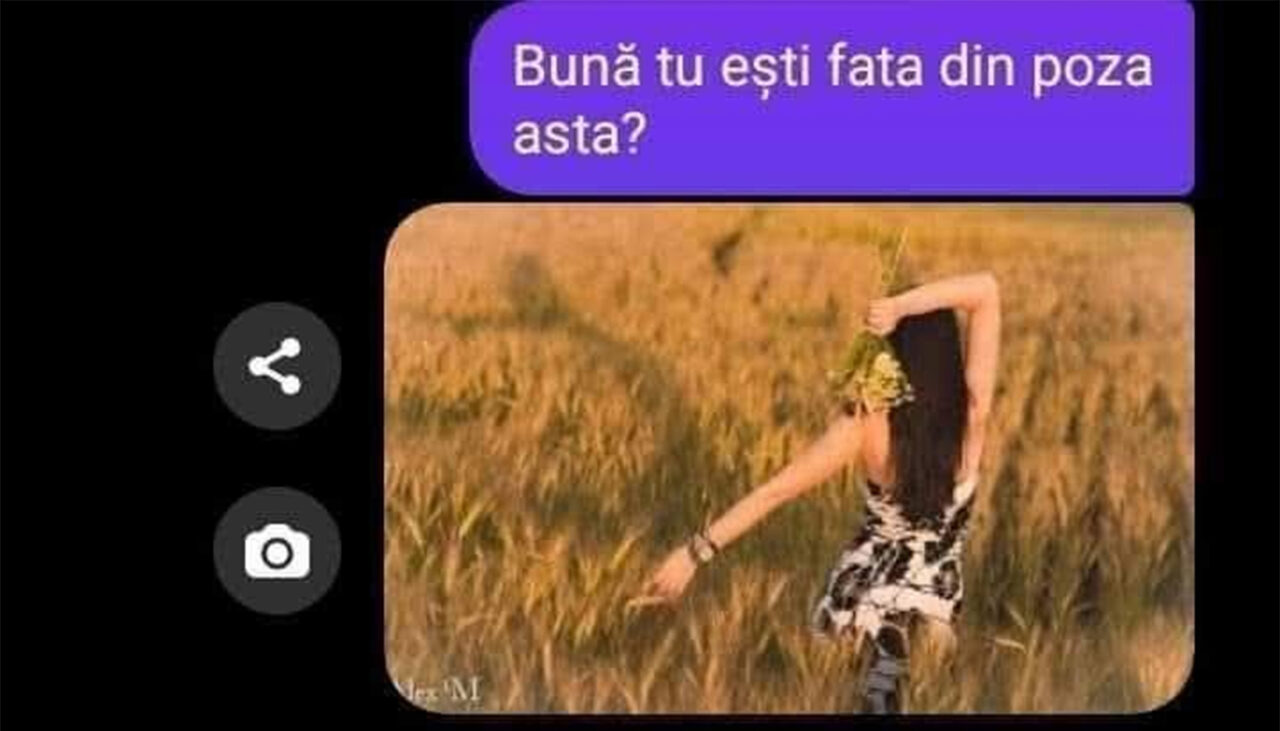 BANCUL ZILEI | „Tu ești fata din poza asta?”