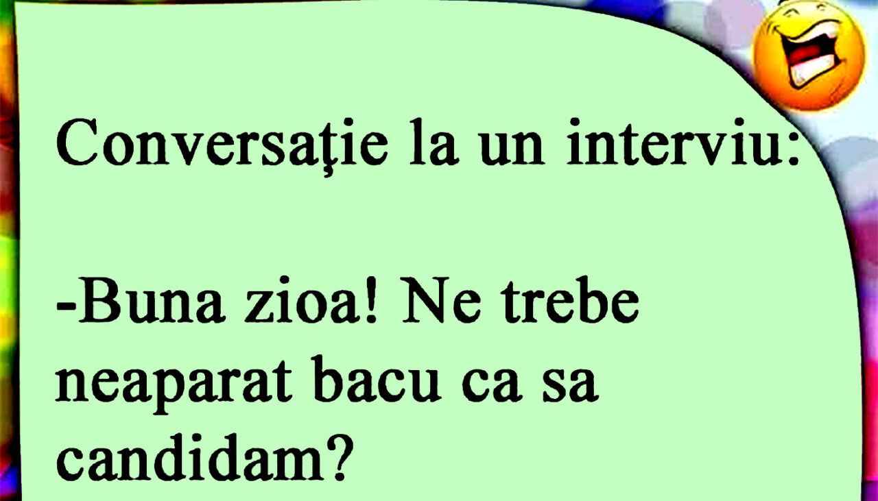 BANCUL ZILEI | Conversația la un interviu de angajare
