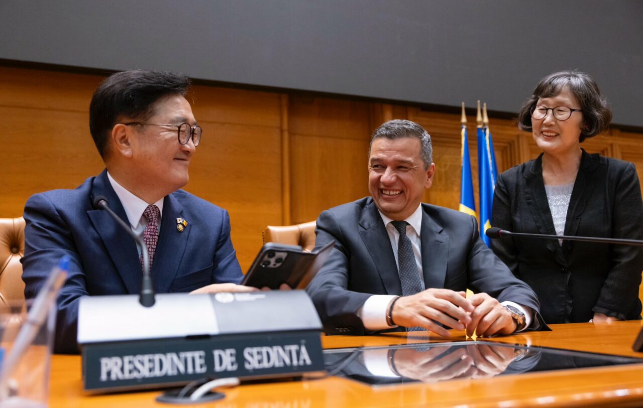 Sorin Grindeanu, întâlnire cu președintele Parlamentului sud-coreean: „România este interesată de creșterea investițiilor în infrastructură NAVALĂ”