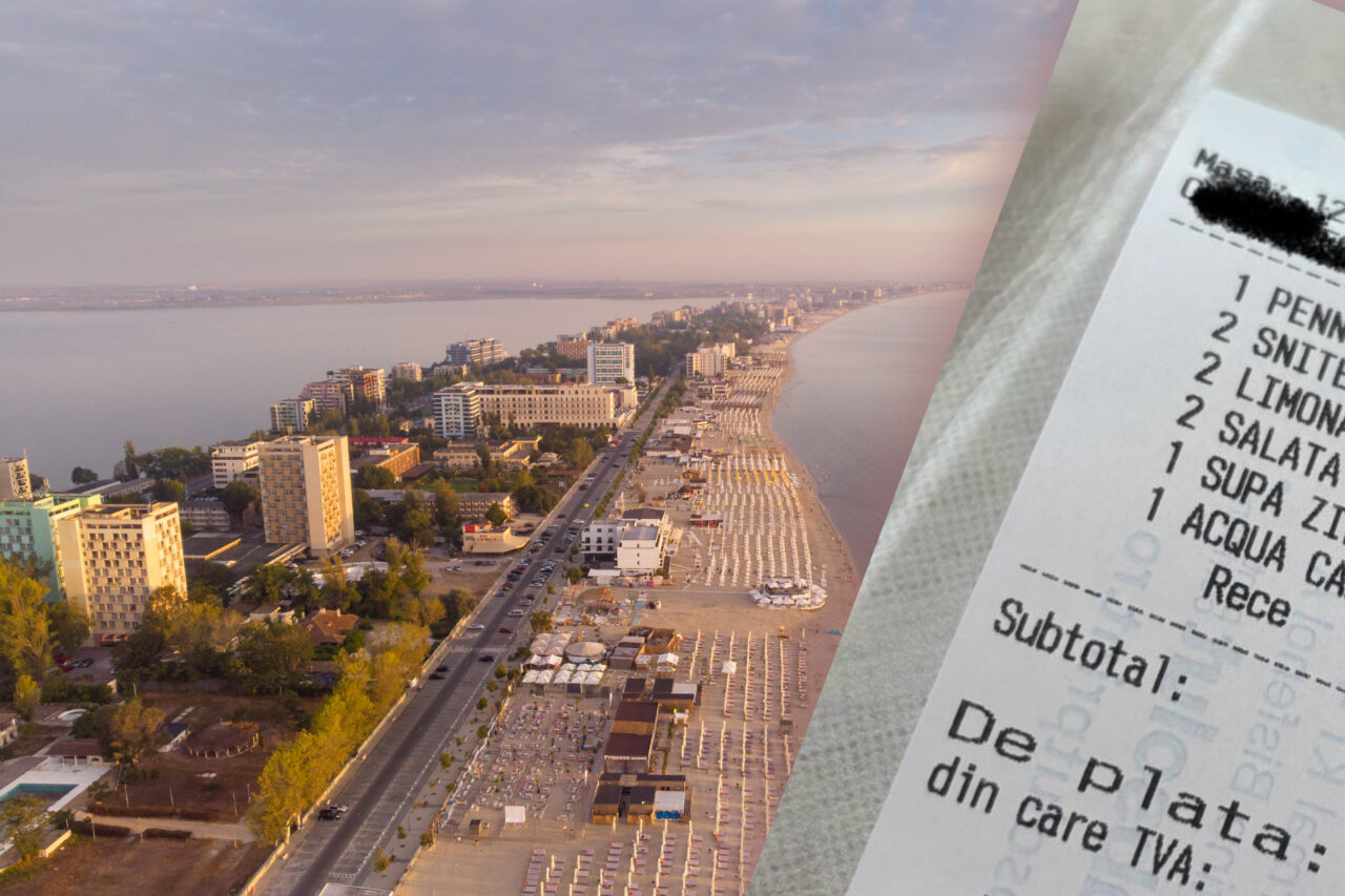 A crezut că nu vede bine! Ce notă de plată a primit un turist, într-un restaurant din Mamaia Nord. „Așa ceva…”