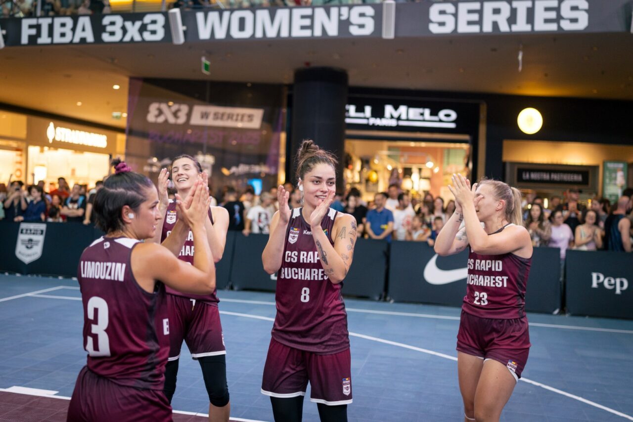 O finală și o semifinală pentru echipele românești într-un super show de BASCHET 3×3