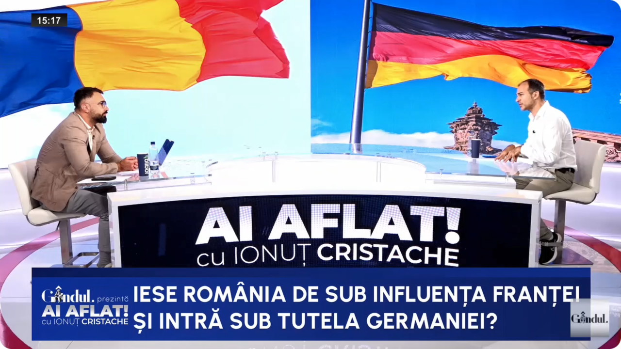 Alunecam de sub TUTELA Franței sub cea a Germaniei. Ștefan Popescu: „Franța nu are capacitatea economică a Germaniei”