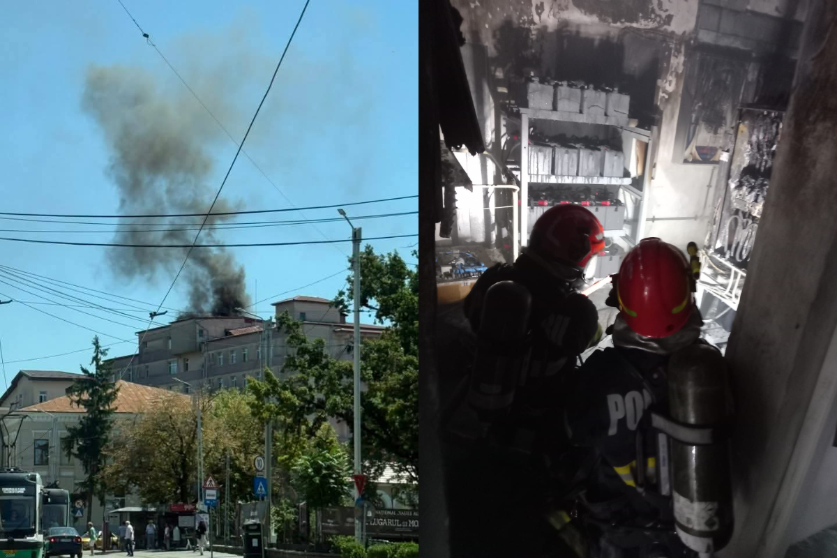 Incendiu la Maternitatea Cuza Vodă din Iași. Personalul și pacienții au fost evacuați imediat