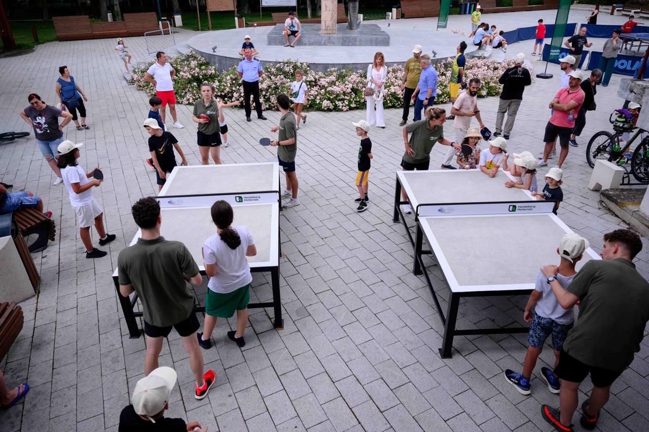 Antrenament inedit pentru „tricolorii” de la NAȚIONALA de tenis de masă
