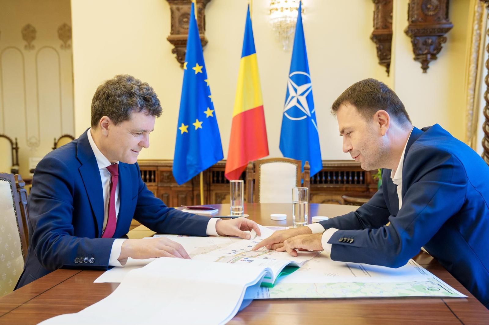 Nicușor Dan și Cătălin Drulă discută alegerile din București