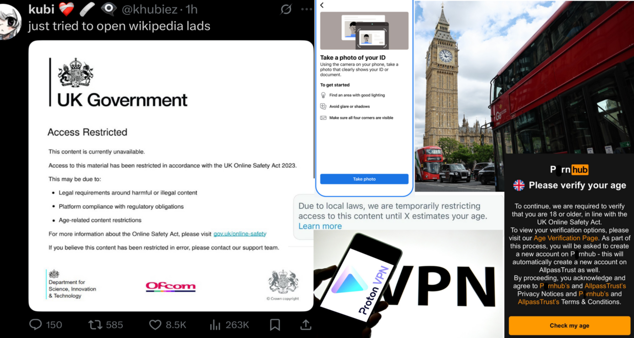O nouă lege de verificarea vârstei nu le mai permite britanicilor să navigheze pe internet fără cartea de identitate, scanare facială sau VPN