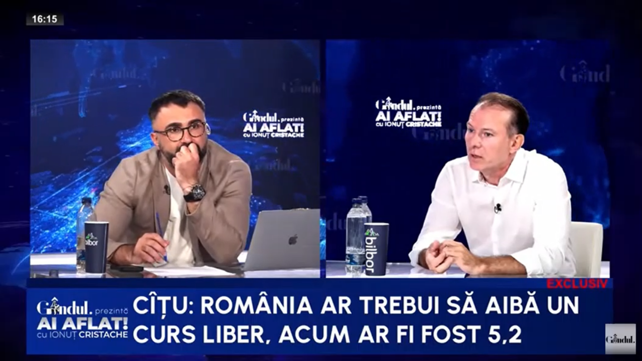 Florin Cîțu: „Deocamdată piețele nu au ÎNCREDERE în Guvernul Bolojan”