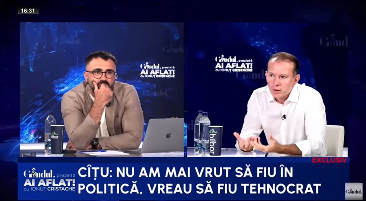 Florin Cîțu: „Am fost propus premier de SACRIFICIU, știam asta și m-am retras”
