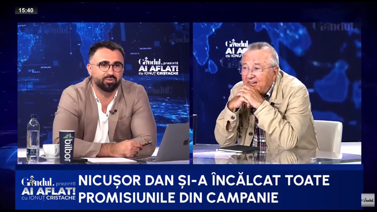 Ion Cristoiu: „Singurul popor căruia i s-au ANULAT ALEGERILE și a stat în casă”