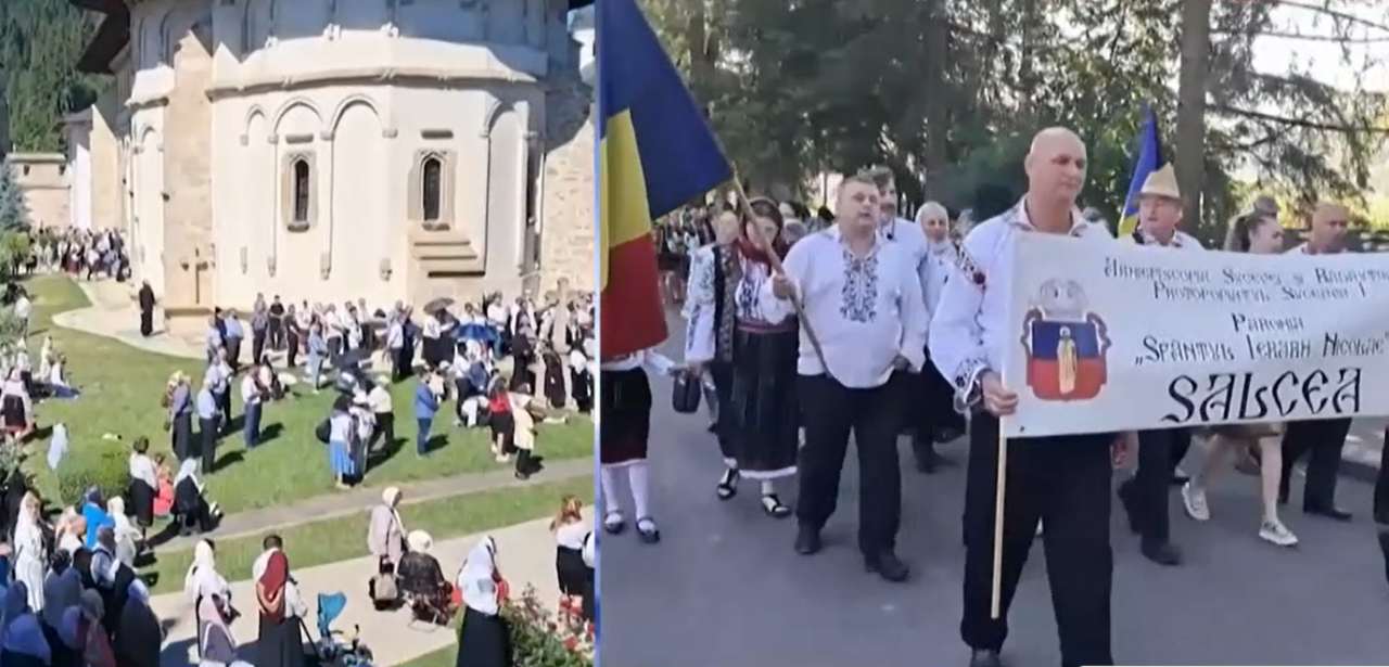 Ceremonie impresionantă la hramul Mănăstirii Putna și comemorarea lui Ștefan cel Mare și Sfânt