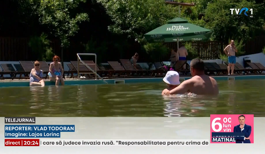 Se reia turismul la PRAID, dar la scară mai mică: s-a deschis ștrandul cu apă sărată