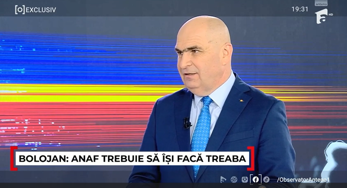 Ilie Bolojan: ANAF trebuie să iasă în teren și să facă CONTROALE / Înainte de a majora taxele, trebuie să le încasezi pe cele pe care le-ai stabilit