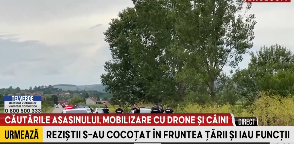 Criminalul din Mureș, Emil Gânj, de negăsit de 16 zile. Polițiștii îl caută în continuare cu DRONE și câini