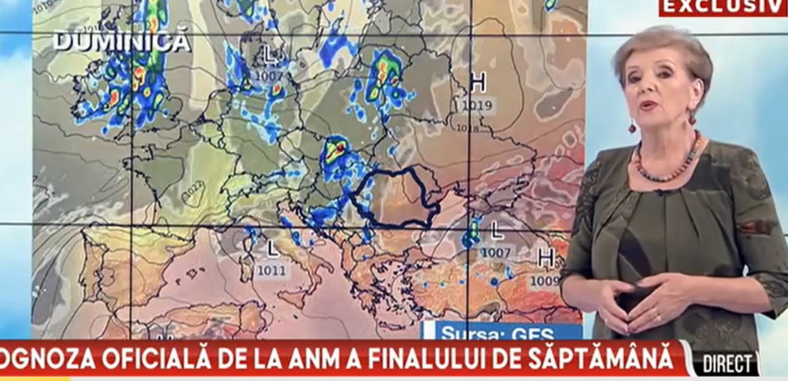 Prognoza meteo actualizată: vin ploi sub formă de aversă și cantități însemnate de apă. Vremea până la începutul săptămânii viitoare