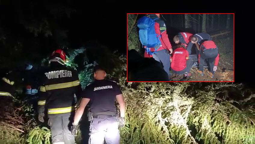 Tragedie la un concurs de alergare montană. Un bărbat a murit strivit de un copac, în zona Masivului Giumalău