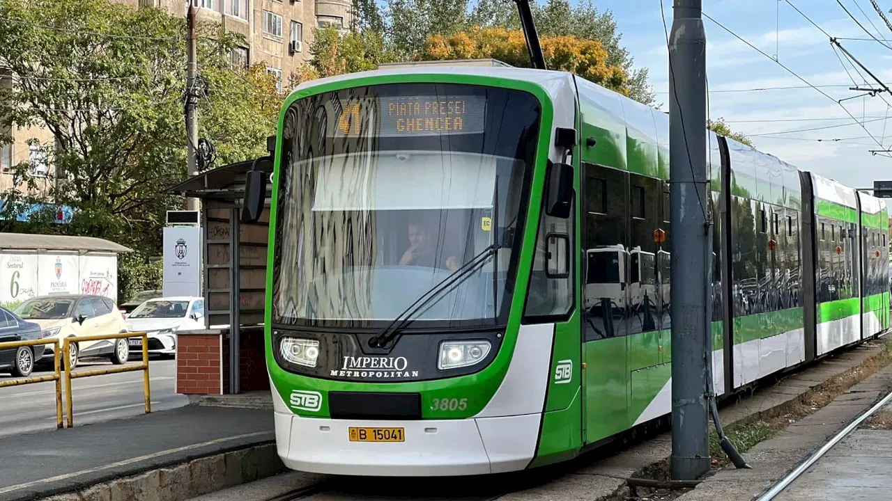 Linia 41 de tramvai, SUSPENDATĂ pentru toată luna august din cauza lucrărilor la Prelungirea Ghencea