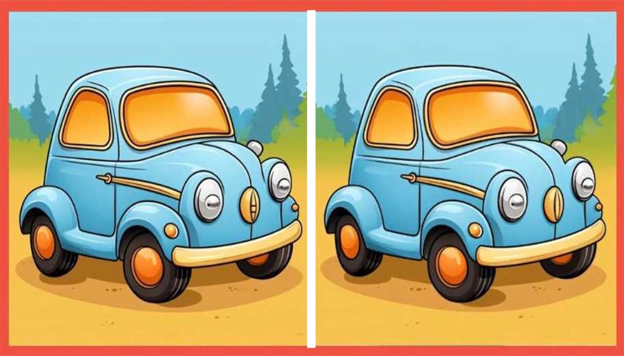 TEST IQ | Aceste două mașini par identice, dar nu sunt. Găsiți toate cele 3 diferențe!