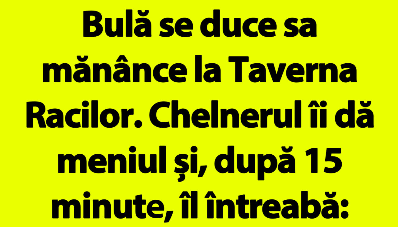 Bulă și homarul de la Taverna Racilor