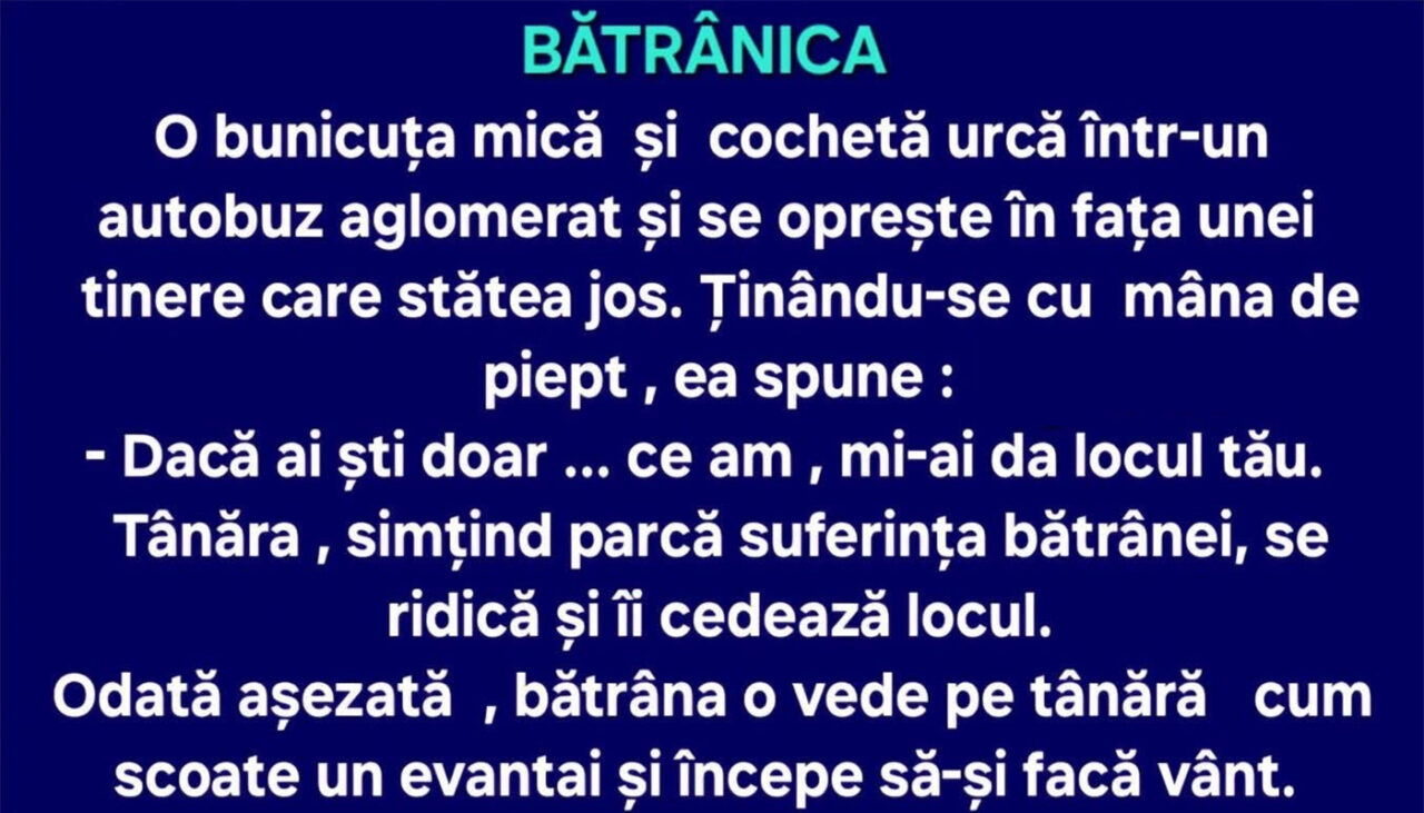 BANCUL ZILEI | „Dacă ai ști ce am…”
