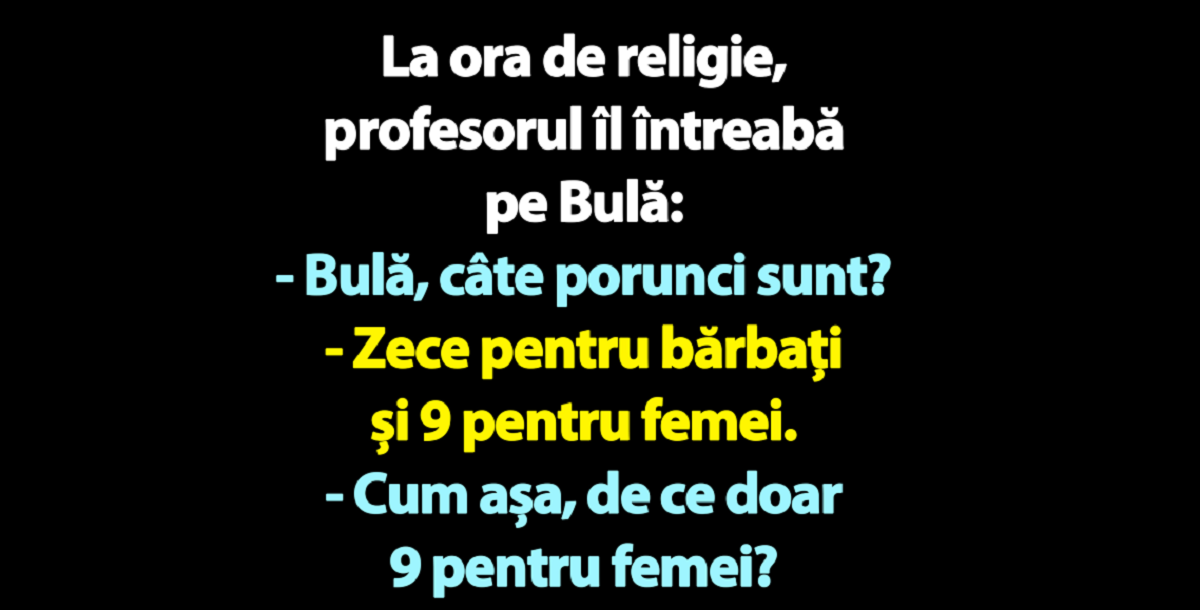 BANC | Decalogul lui Bulă