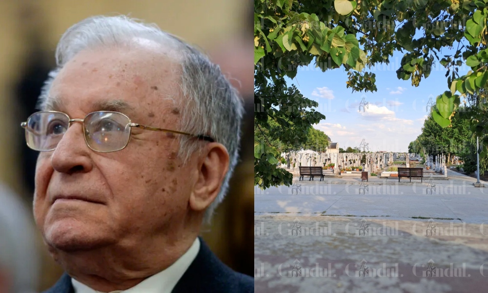 Cum arată cimitirul în care va fi înmormântat Ion Iliescu. Accesul cu mașinile în cimitir, INTERZIS, pentru pregătirea funeraliilor