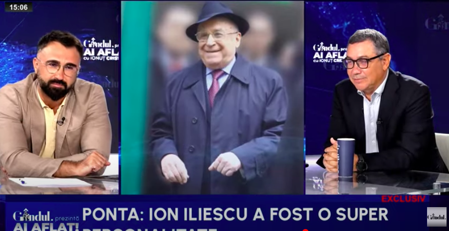 Ponta, amintiri cu Ion Iliescu! De unde eticheta de “Cârlan nărăvaș”, dată de Iliescu