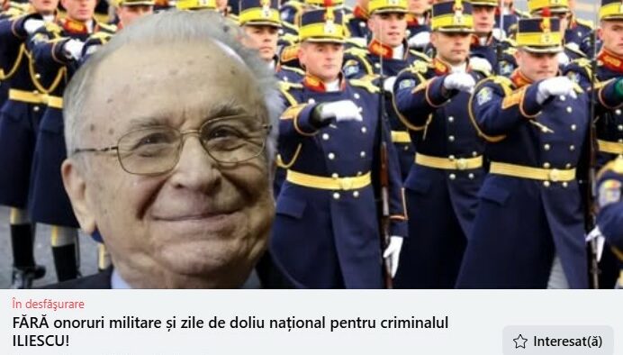 Protestul anunțat joi seară față de instituirea doliului național a fost îmbrăcat în haina comemorării, pentru a nu fi nevoie de autorizație