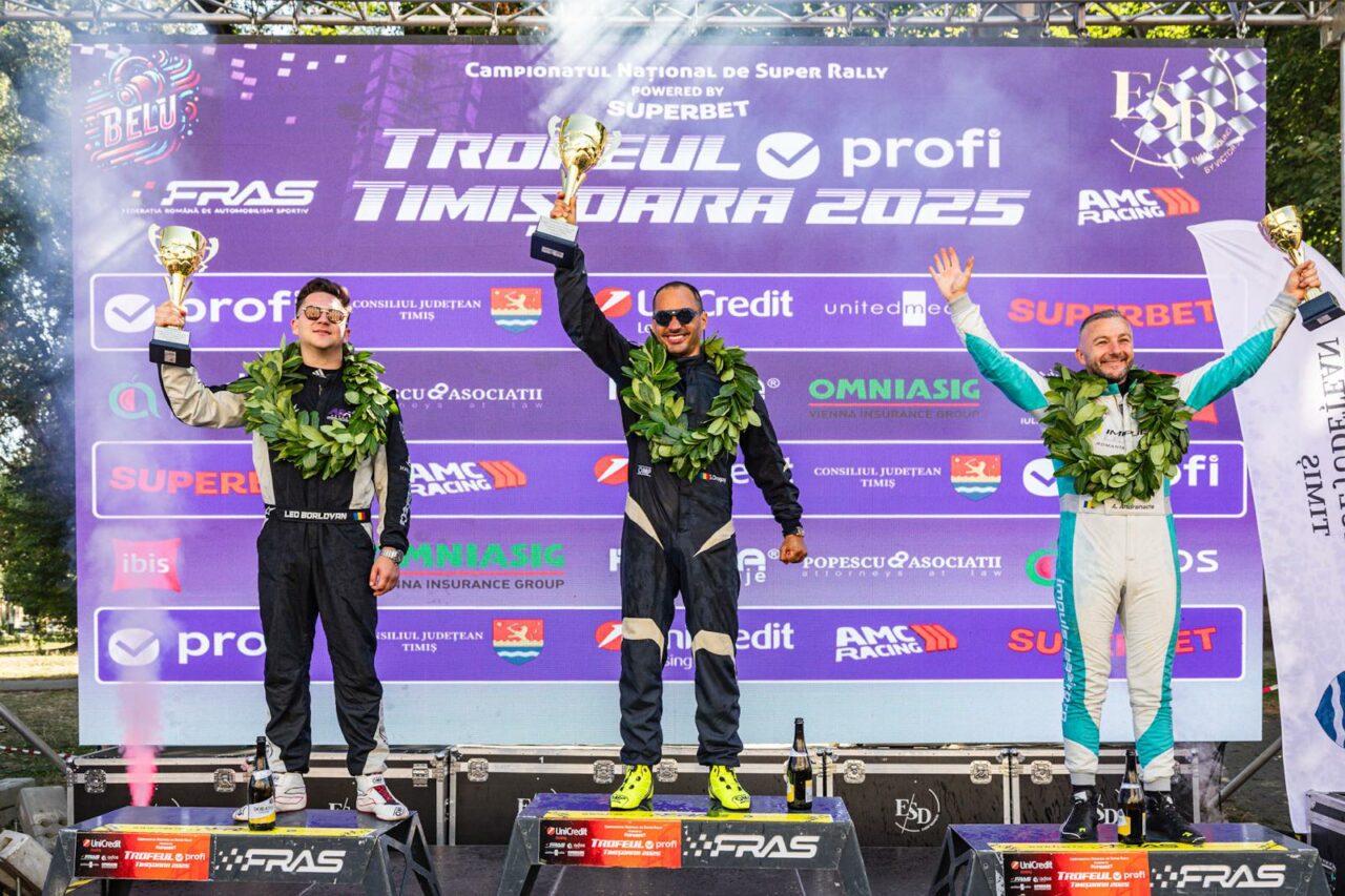 Dragoș Savloschi, marele câștigător al etapei de super rally de la Timișoara
