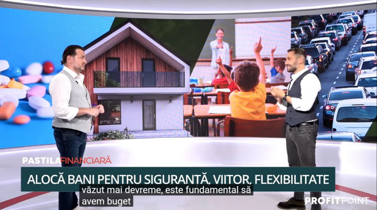 Alexandru Chirilă la „Pastila Financiară”: „75% dintre familiile din ROMÂNIA trebuie să-și creeze fond de urgență”