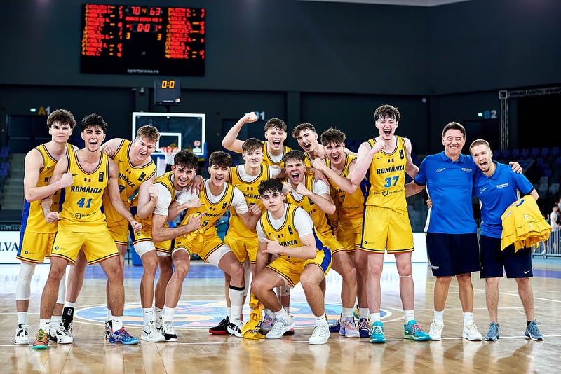 Lovitură pentru naționala masculină de baschet Under 18: semifinală azi la Pitești Arena!