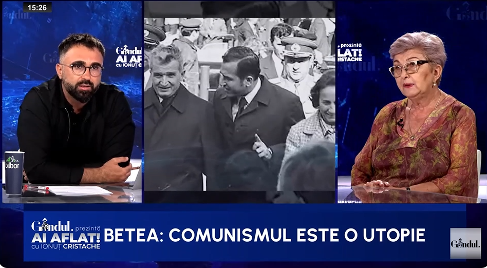 Lavinia Betea: Deja de prin anii ‘70, în România începuse „să scârțâie CĂRUȚA”; proiectele economice grandioase nu existau