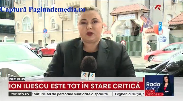 Din seria gafelor în contextul decesului lui Ion Iliescu, o jurnalistă TVR „a botezat” Spitalul Agrippa Ionescu. Ce nume i-a dat unității medicale