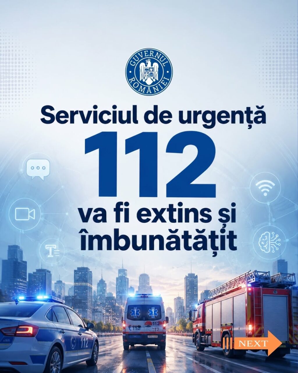 Apelanţii numărului de urgenţă 112 vor putea alerta autorităţile cu video sau cu mesaje text, în timp real