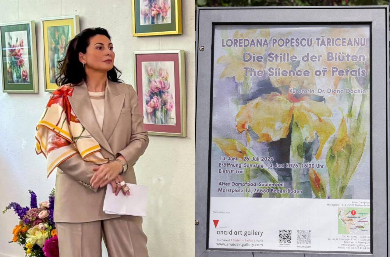 Loredana Popescu Tăriceanu își expune picturile în Germania. Când se va desfășura expoziția „Liniștea Petalelor”