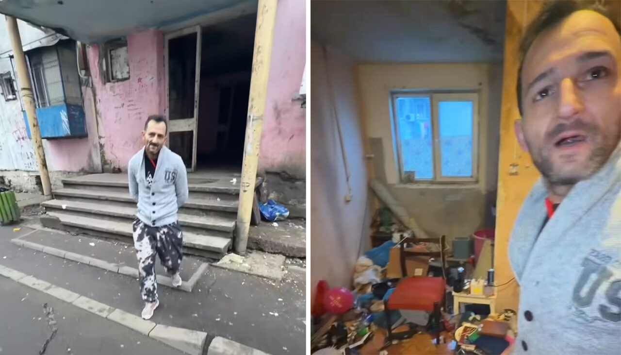 Cum arată o chirie de doar 400 lei/lună în Ferentari. Garsoniera pare desprinsă din „Visuri la Cheie” de la Pro TV